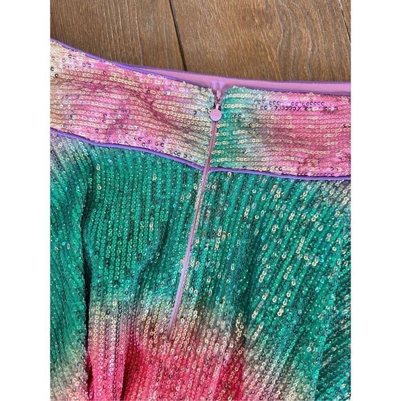 NWT CELIA B Almandine Midi Skirt in Sequins Size Large - Picture 7 of 10
